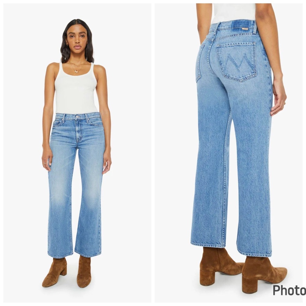 MOTHER Blue Ankle & Cropped Jeans